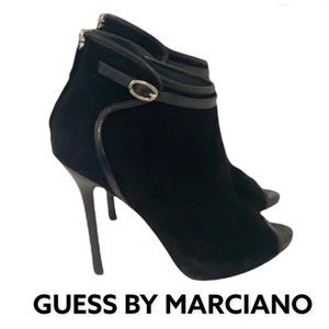 Marciano Guess black suede bootie very sexy sz 7